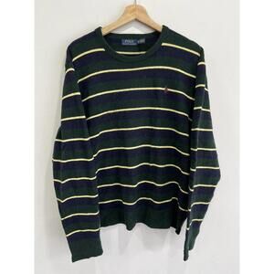 Ralph Lauren Polo Striped Knit Sweater crewneck